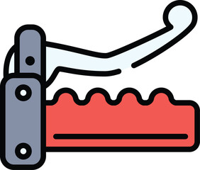 Bicycle Element Vector Icons – Cycling Equipment, Bike Parts, and Accessories Set