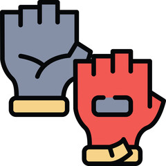 Bicycle Element Vector Icons – Cycling Equipment, Bike Parts, and Accessories Set