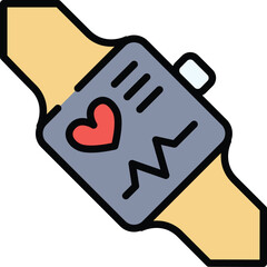 Bicycle Element Vector Icons – Cycling Equipment, Bike Parts, and Accessories Set