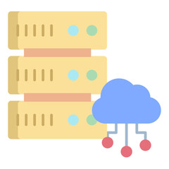 share online movie flat icon design