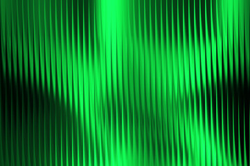 Abstract Vertical Stripes With Bright Green Gradient Light