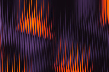Purple and Orange Abstract Vertical Ribbed Texture