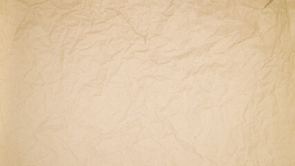 textured crumpled paper background, brown crumpled paper background