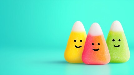 Cute candy corn characters