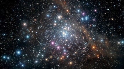 Fototapeta premium Extraordinary Star Cluster Photographed in Stunning Detail