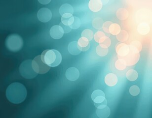 Abstract teal light background, soft glow, ethereal, calming, serene, gradient, texture, design element, backdrop, wallpaper, digital art, illustration, serene, art