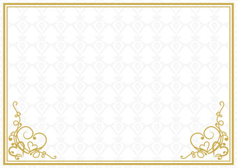 柄入りアンティークフレーム背景30