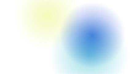 Abstract geometric shapes in yellow and blue hues create a modern digital art composition