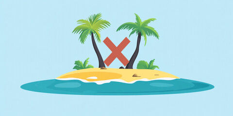 Professional flat icon vector of X-keywords like xerus, x-ray, island