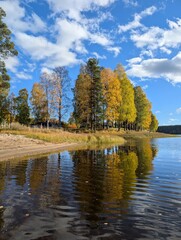 autumn in the north of Sweden, Vidsel