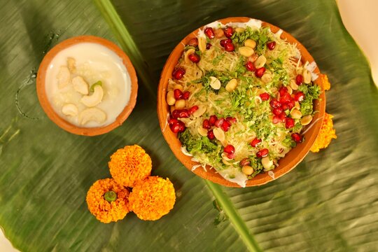 Authentic Indian cold drink made up of curd and milk called lassi