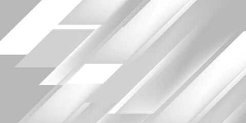 Abstract white and grey background. Subtle abstract background, blurred patterns. Light pale vector background. Abstract pale geometric pattern.