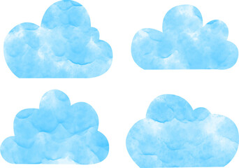 cloud icon set