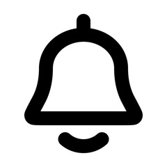 Notification bell icon. Bell icon for new notification, incoming message, reminder and alert. Bell symbol for subscribe on channel and for social media reminder. Vector