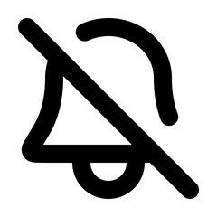 Notification bell icon. Bell icon for new notification, incoming message, reminder and alert. Bell symbol for subscribe on channel and for social media reminder. Vector