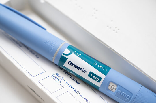 Ozempic injector pen for diabetes and weight loss medicine