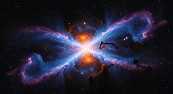 Interstellar Nebula Starburst Cosmic Phenomenon Galaxy Formation