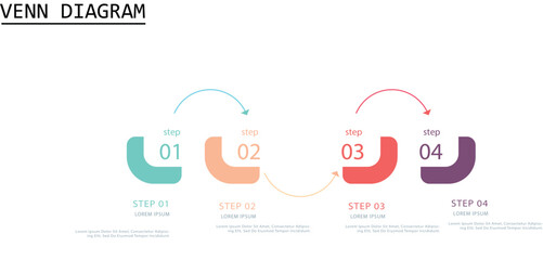 Venn diagram business infographic circle