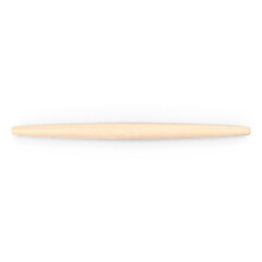 Sleek wooden french rolling pin PNG for smooth dough preparation,