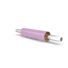 rolling pin, isolated on transparent background, PNG