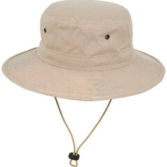 Lightweight Beige Bucket Hat for Men and Women - Versatile Outdoor Wear