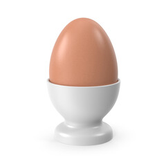 Boiled Egg in Egg Cup A Simple Breakfast