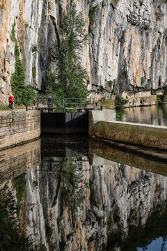 chemin de halage sur le Lot