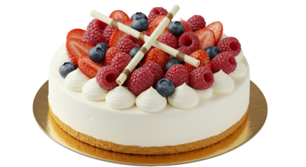 White Chocolate Berry Cheesecake