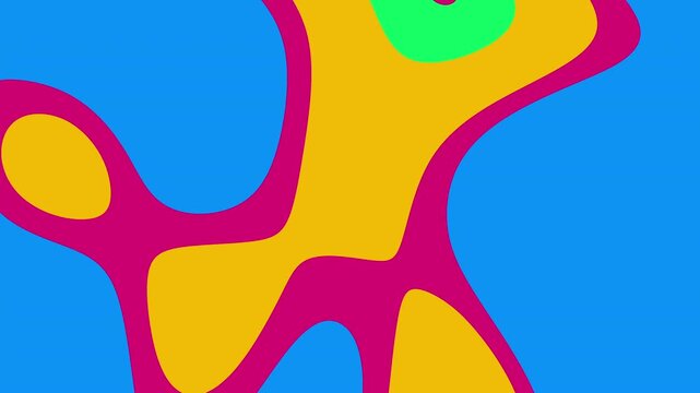 Vivid Pop Splash &ndash; 4K Colorful Abstract Motion Background