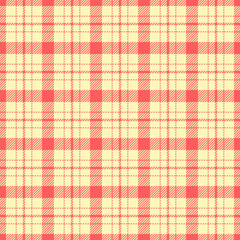 Classic seamless plaid pattern. Red and beige tartan design, ideal for backgrounds, textiles, or vintage themed projects. Versatile, warm, and inviting.