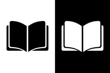 Address Book Silhouette. Black Contacts Icon Design for Communication Apps