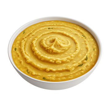Bengali cholar dal lentil curry with coconut and spices
