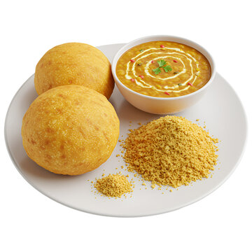 Dal baati churma Rajasthani traditional thali meal