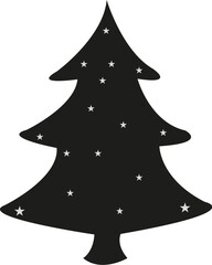 Festive Christmas Tree with Star