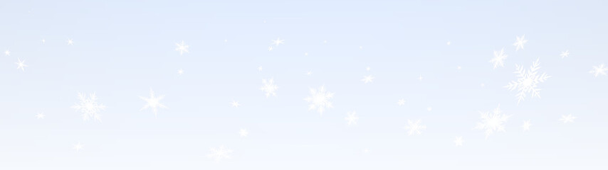 Snowflakes fall on a blue background PNG overlay, creating a stunning transparent winter nature scene