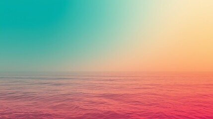 Obraz premium Abstract gradient sunset over calm water serene coastal horizon beautiful sky colors tranquil ambiance