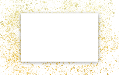 Gold Foil, golden splatter, png frames glitter. Gold Luxury border element  on transparent background.