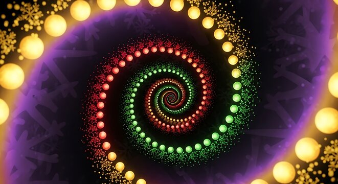 Spiral Illusion Mockup - A Mesmerizing Design for Digital Presentations and Abstract Visuals