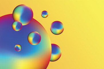 Ribbed Aqua Gradient Glass Pattern