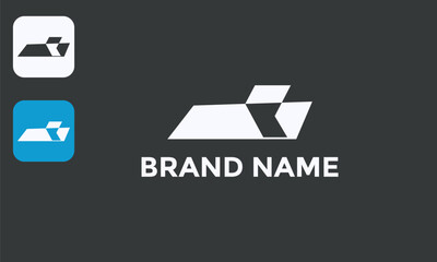 Minimalist Airplane Symbol, Modern Flight Design, Clean Aerospace Logo, Isolated White on Black