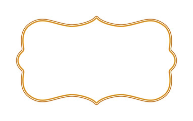 Golden ornamental realistic 3d frame. Oriental style Islamic windows, Indian border, decorative element, morocco shapes. Vector illustration for invitation, greeting card, decorative design