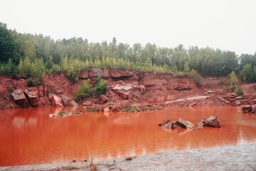 Red canyon in Poland, KOPULAK, mazowieckie
Autumn season, forest