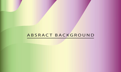 Abstract Background With Green Yellow And Purple Gradients