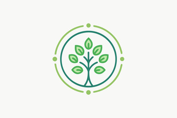 community circle with tree symbol center design