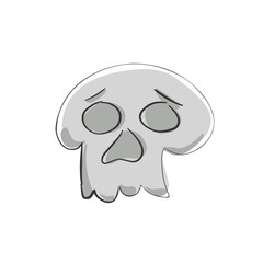 Skull cartoon character.eps