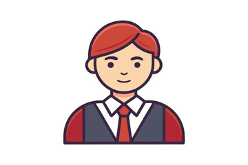 Lawyer avatar professional hybrid icon business consulting image