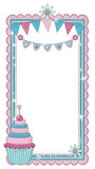 Could you create an embellished, bright pinks blues rhinestones sparkle and glitter enchanting frame, borders, illustration, badge, banner ,border frames, 