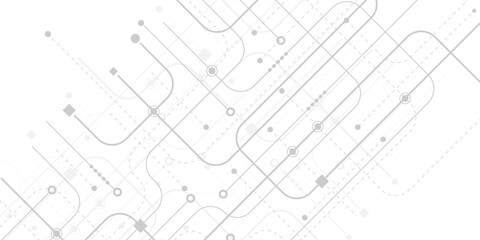 Engineering industry. New technologies. Artificial intelligence. Vector illustration.