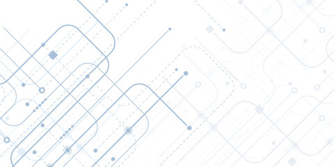 Engineering industry. New technologies. Artificial intelligence. Vector illustration.