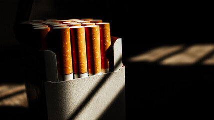 realistic still life composition symbolizing market consumption